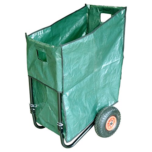 Mundus 33147 on Wheel Garden Bin Green 62 x 62 x 92 cm